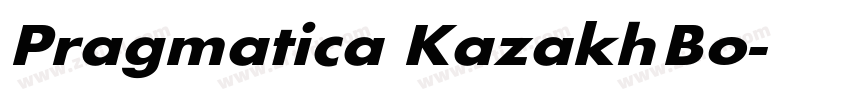 Pragmatica Kazakh Bo字体转换